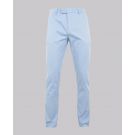 Light Blue Slim Leg Suit Trouser