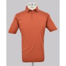 Rust Jacquard Collar Regular Fit Golfer