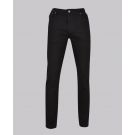 Black Creased Slim Leg Denim