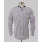 Navy/Red Minimal Slim Fit Shirt