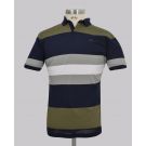 Kurt Geiger Broad Stripe Slim Fit Pique