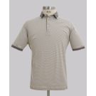 Kurt Geiger Natural Fine Stripe Reg Fit Golfer