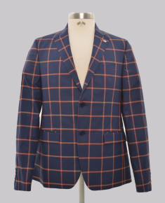 Windowpane Regular Fit Blazer