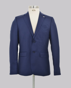 Navy Stretch Slim Fit Suit Jacket