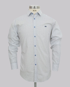 Blue Circle Regular Fit Printed Shirt