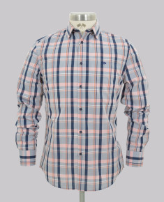 Pink Bold Slim Fit Check Shirt