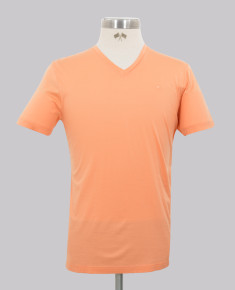 Peach V-Neck T-Shirt