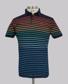 Ombre Fine Stripe Slim Golfer