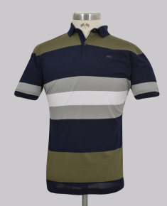 Kurt Geiger Broad Stripe Slim Fit Pique