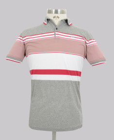 Kurt Geiger Granita Slim Fit Panel Stripe Golfer