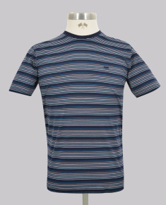 Kurt Geiger Fine Stripe Crew Neck Tshirt