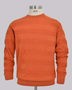 Kurt Geiger Gassed Cotton Striped Knitwear