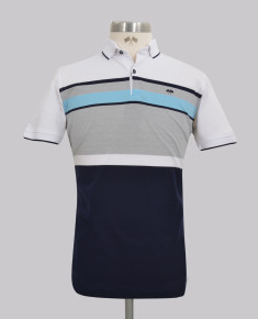 Kurt Geiger Slim Fit Stripe Golfer