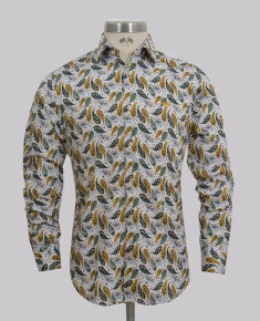 Kurt Geiger Paisley Slim Fit Design Shirt