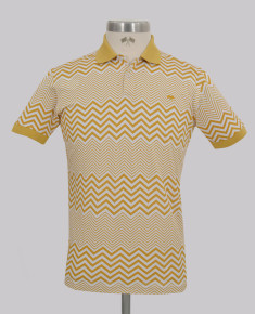 Kurt Geiger Zig Zag Slim Fit Pique Golfer