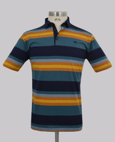 Kurt Geiger Slim Fit Stripe Golfer