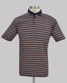 Kurt Geiger Textured Stripe  Reg Fit Golfer