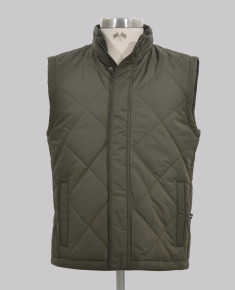 Kurt Geiger Olive Quilted Gilet Jacket