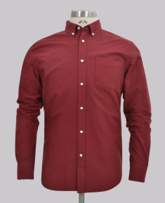 Kurt Geiger Signate Red Slim Fit Oxford Shirt