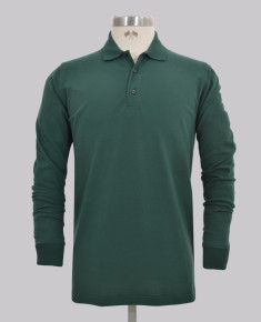 Kurt Geiger Signate Dark Green Slim Fit Ls Pique