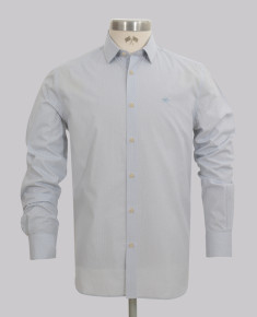 Kurt Geiger Signate Blue Printed Slim Fit Shirt