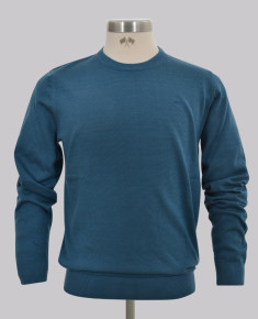 Kurt Geiger Signate Blue Mercerised Knitwear