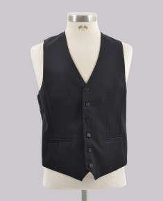 Kurt Geiger Navy Wool Waistcoat