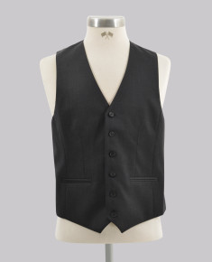Kurt Geiger Charcoal Wool Waistcoat