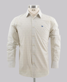 Kurt Geiger Blue Minimal Signate Slim Fit Shirt