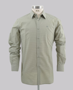 Kurt Geiger Green Floral Signate Reg Fit Shirt