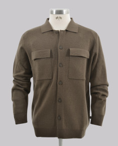 Kurt Geiger Taupe Cardigan Knitwear With Pockets