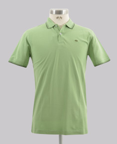 Kurt Geiger Signate Light Green Slim Fit Pique Golfe