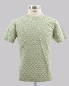 Kurt Geiger Light Green Geo Design Tshirt