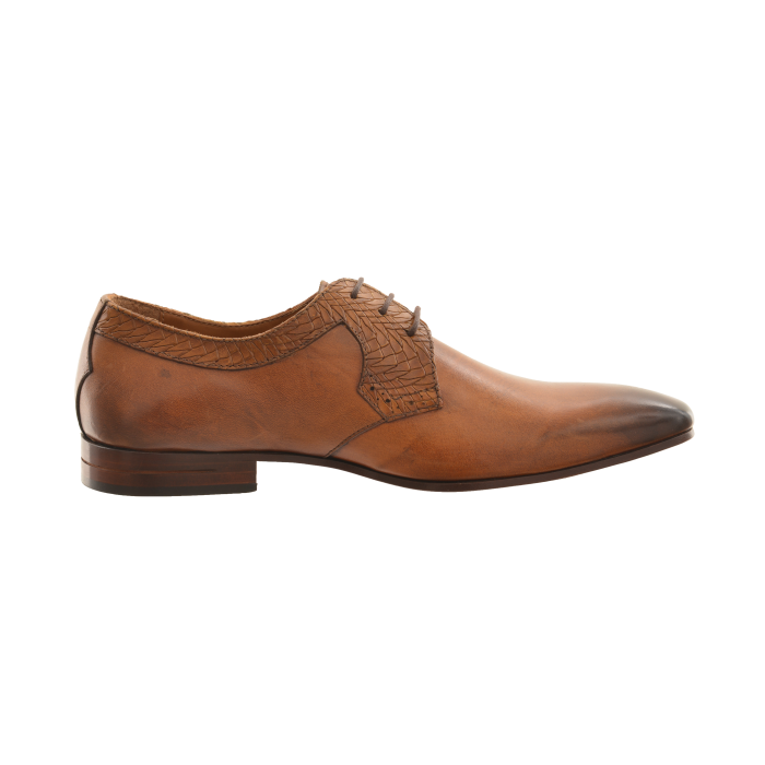 Kurt Geiger Exotic Detail Leather Derby Lace-Up