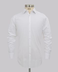 Easy Iron White Slim Fit, White, Size S