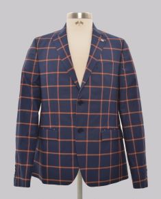 Windowpane Regular Fit Blazer