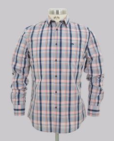 Pink Bold Slim Fit Check Shirt