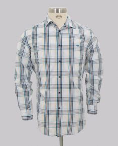 Deep Teal Regular Fit Check Shirt