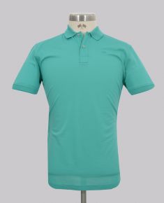 Kurt Geiger Turquoise One Up Slim Fit Pique