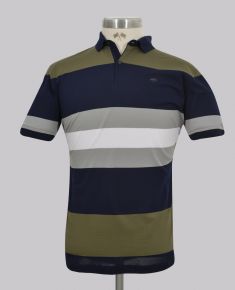 Kurt Geiger Broad Stripe Slim Fit Pique