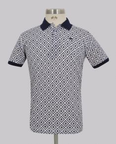 Kurt Geiger Geo Slim Fit Pique Golfer
