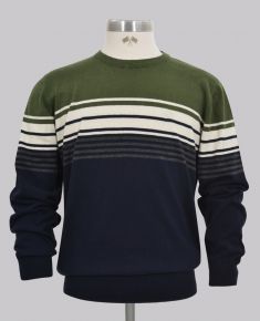 Kurt Geiger Striped Cotton Cashmere Knitwear