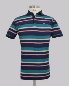 Kurt Geiger Stripe Slim Fit Golfer