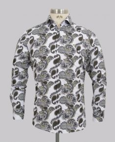 Kurt Geiger Paisely Slim Fit Shirt