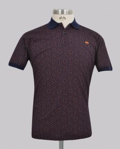 Kurt Geiger Geo Slim Fit Printed Pique