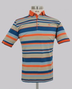 Kurt Geiger Varieagted Reg Fit Striped Golfer