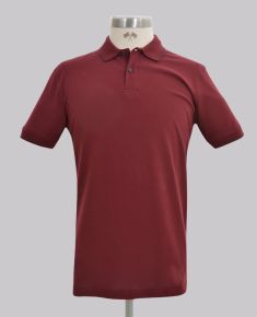Kurt Geiger Signate Dark Red Slim Fit Pique
