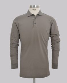 Kurt Geiger Signate Grey Slim Fit Ls Pique