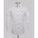 Core White Contrast Slim Fit Shirt