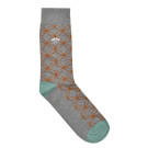 Caramel/mint Geo Socks